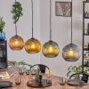 Koyoto Pendellampa, kullampa, Pendelbelysning Blå, Guld, Grön, Kopparfärg, 4-ljuskällor