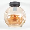 Ripoll Taklampa, kullampa Amber, 1-ljuskällor