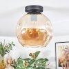 Ripoll Taklampa, kullampa Amber, 1-ljuskällor