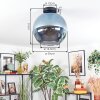 Koyoto Taklampa, kullampa 30 cm Blå, 1-ljuskällor