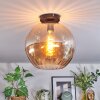 Koyoto Taklampa, kullampa 30 cm Amber, 1-ljuskällor