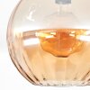 Koyoto Taklampa, kullampa 30 cm Amber, 1-ljuskällor