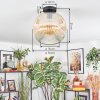 Ripoll Taklampa, kullampa Amber, Klart, 1-ljuskällor