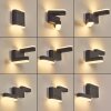 Fanek vägglampa utomhus, Up & Down Lampa, Vägglampa LED Antracit, 2-ljuskällor