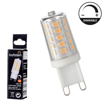 G9 LED 3.5 Watt varmvit dimbar 330 Lumen