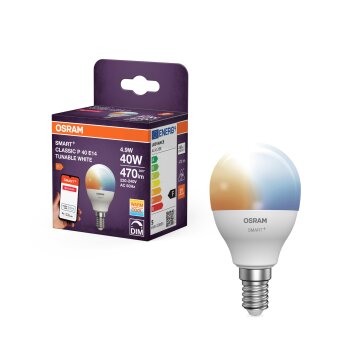 Osram E14 LED 4.9 Watt neutralvit dimbar 470 Lumen