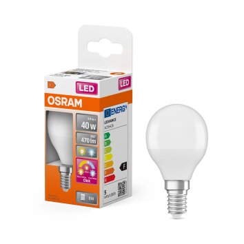 Osram E14 LED 4.9 Watt dagsljusvit 470 Lumen