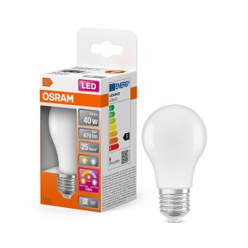 Osram E27 LED 4.9 Watt dagsljusvit 470 Lumen