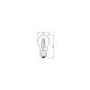 Osram E27 1 Watt varmvit 136 Lumen