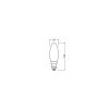 Osram E14 1.8 Watt varmvit 250 Lumen