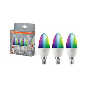Osram E14 4.9 Watt dimbar 470 Lumen
