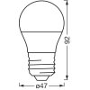 Osram E27 4.9 Watt dimbar 470 Lumen