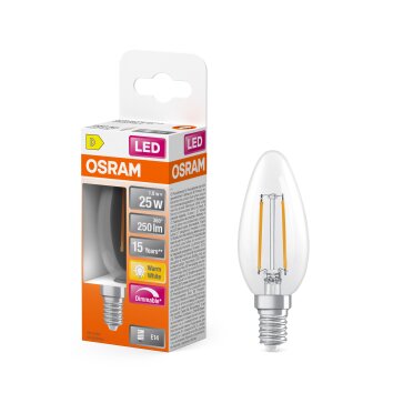Osram E14 LED 2.8 Watt neutralvit dimbar 250 Lumen