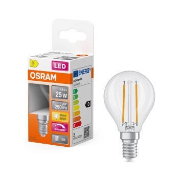 Osram E14 LED 2.8 Watt varmvit dimbar 250 Lumen