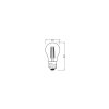 Osram E27 LED 4 Watt varmvit 470 Lumen
