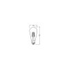 Osram E27 LED 4 Watt varmvit 470 Lumen