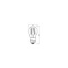 Osram E27 LED 4.5 Watt dimbar 470 Lumen