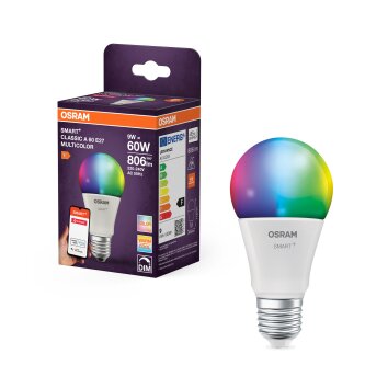 Osram E27 LED 9 Watt Flerfärgad (RGB) dimbar 806 Lumen