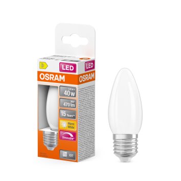 Osram E27 LED 4.8 Watt varmvit dimbar 470 Lumen