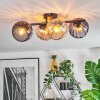 Koyoto Taklampa, kullampa Amber, Rökfärger, 4-ljuskällor