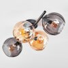 Koyoto Taklampa, kullampa Amber, Rökfärger, 4-ljuskällor