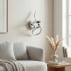 Lunor Vägglampa, Väggspotlight LED Krom, 1-ljuskällor