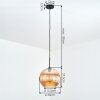 Koyoto Pendellampa, kullampa, Pendelbelysning Amber, 1-ljuskällor