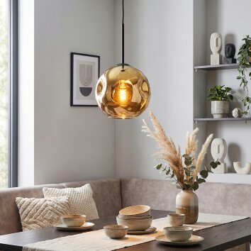 Ripoll Pendellampa, kullampa, Pendelbelysning Guld, 1-ljuskällor
