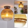 Koyoto Taklampa, kullampa 25 cm Guld, Klart, 1-ljuskällor