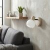 Lumox Vägglampa, Väggspotlight Beige, Svart, 1-ljuskällor
