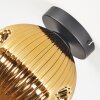 Ripoll Taklampa, kullampa Guld, 1-ljuskällor