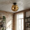 Ripoll Taklampa, kullampa Guld, 1-ljuskällor