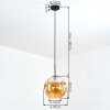 Ripoll Pendellampa, kullampa, Pendelbelysning Amber, 1-ljuskällor