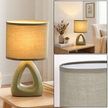 Garin Bordslampa Grön, 1-ljuskällor