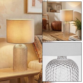 Fonil Bordslampa Rökfärger, Genomskinlig, klar, 1-ljuskällor