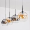Koyoto Pendellampa, kullampa, Pendelbelysning Amber, Klart, Rökfärger, 4-ljuskällor