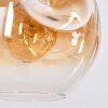 Ripoll Pendellampa, kullampa, Pendelbelysning Amber, Klart, Rökfärger, 4-ljuskällor