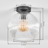 Koyoto Taklampa, kullampa 25 cm Klart, 1-ljuskällor