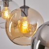 Koyoto Pendellampa, kullampa, Pendelbelysning Amber, Krom, Klart, Rökfärger, 4-ljuskällor