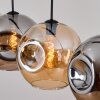 Ripoll Pendellampa, kullampa, Pendelbelysning Amber, Rökfärger, 4-ljuskällor