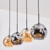 Ripoll Pendellampa, kullampa, Pendelbelysning Amber, Rökfärger, 4-ljuskällor
