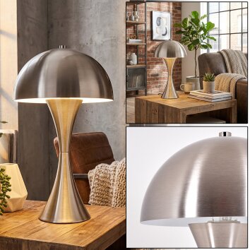 Garil Bordslampa Nickel matt, 1-ljuskällor