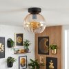 Koyoto Taklampa, kullampa 20 cm Amber, Klart, 1-ljuskällor