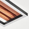 Macos Taklampa LED träoptik, Svart, 1-ljuskällor