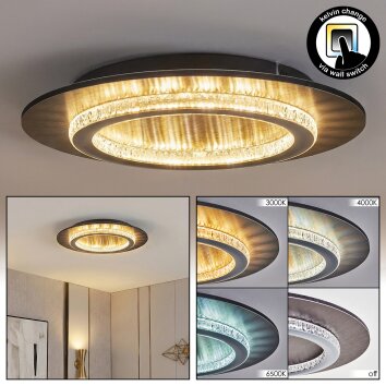 Lidor Taklampa LED Antracit, Grått, 1-ljuskällor