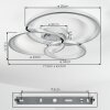 Baiyin Taklampa LED Krom, Silver, 1-ljuskällor