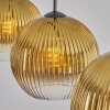 Koyoto Pendellampa, kullampa, Pendelbelysning Guld, Klart, 3-ljuskällor