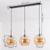 Koyoto Pendellampa, kullampa, Pendelbelysning Amber, 3-ljuskällor