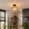 Koyoto Taklampa, kullampa 20 cm Amber, Klart, 1-ljuskällor
