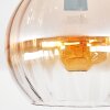 Koyoto Taklampa, kullampa 20 cm Amber, Klart, 1-ljuskällor